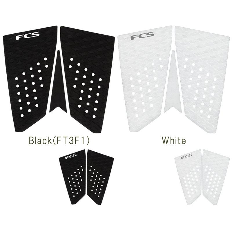 FCS（エフシーエス）デッキパッド・T-3　MID　ECOパッドホワイト新品 FCS エフシーエス T-3 PIN ECO サーフィン デッキパッド