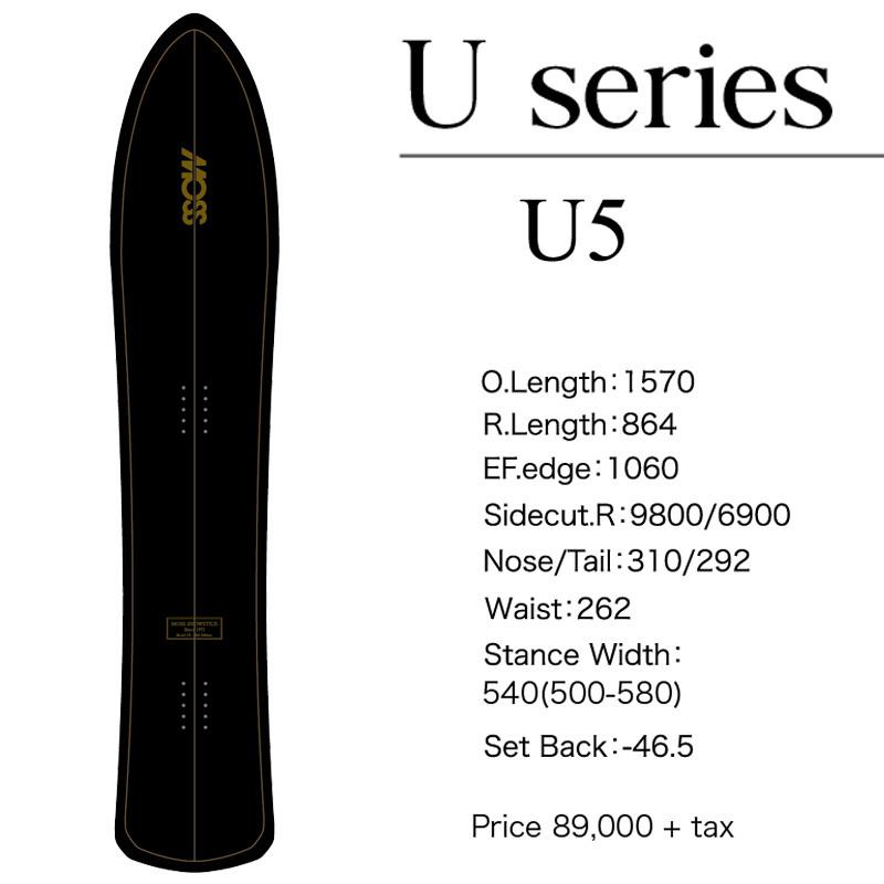 21 22 Moss Snowstick モススノースティック U5 ユー5 メンズ パウダー 板 スノーボード 22 予約商品 Breakout 通販 Paypayモール