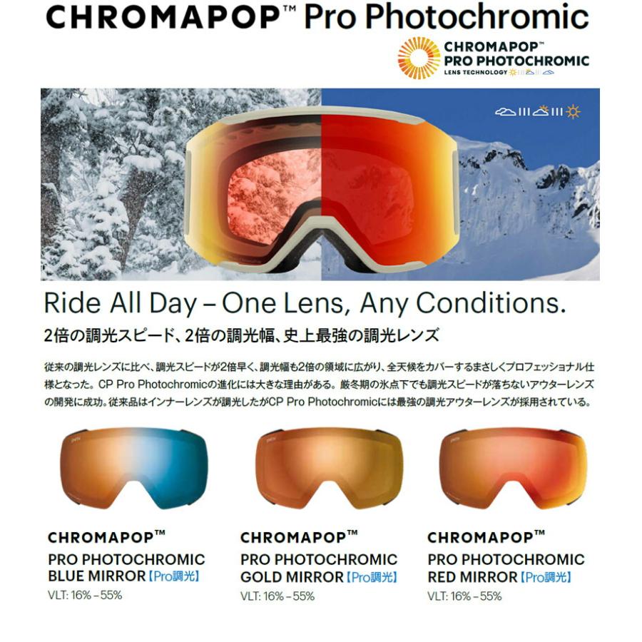 MAG SERIES 25-26 SMITH/スミス SQUAD プロ調光 スカッド ゴーグル 調