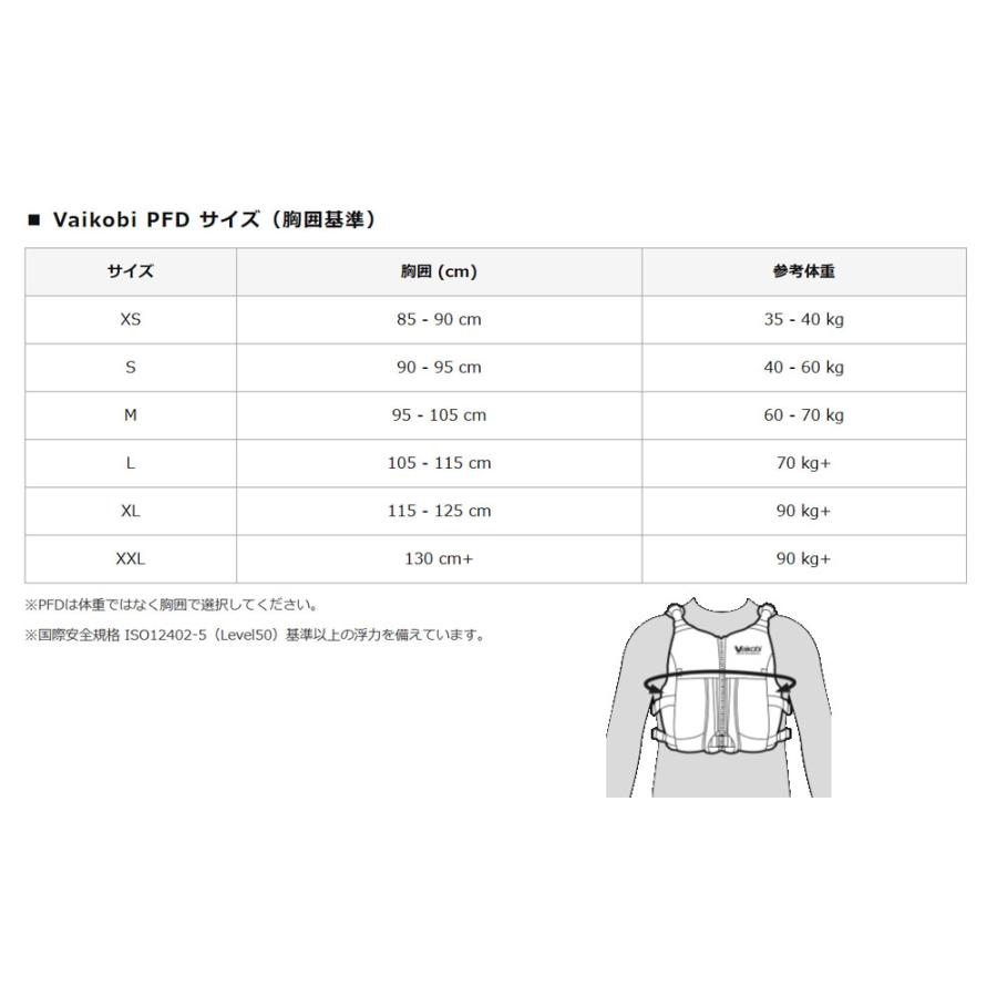 VAIKOBI バイコビ V4 ライフジャケット ライフベスト オーシャン