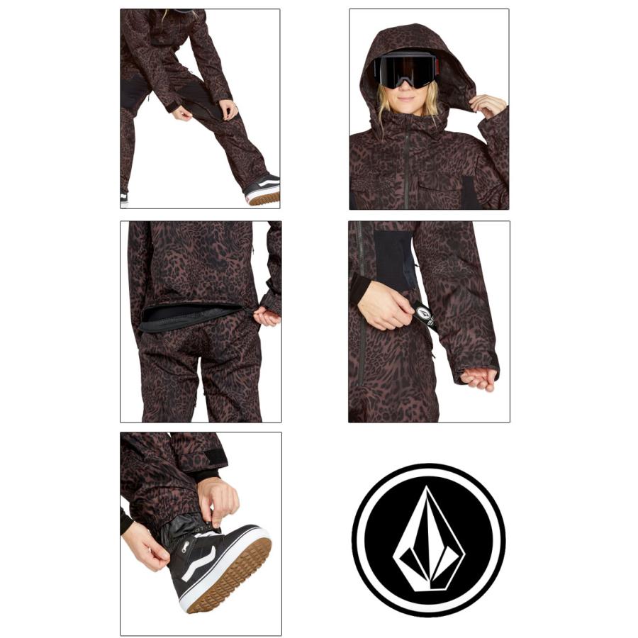 NOW 24-25 VOLCOM/ボルコム SHILOH SNOW suit レディース 防水つなぎ
