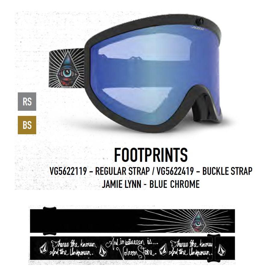 即出荷 22-23 VOLCOM/ボルコム FOOTPRINTS JAMIE LYNN メンズ レディース ゴーグル ジャパンフィット スノーボード スキー 2023｜breakout｜03