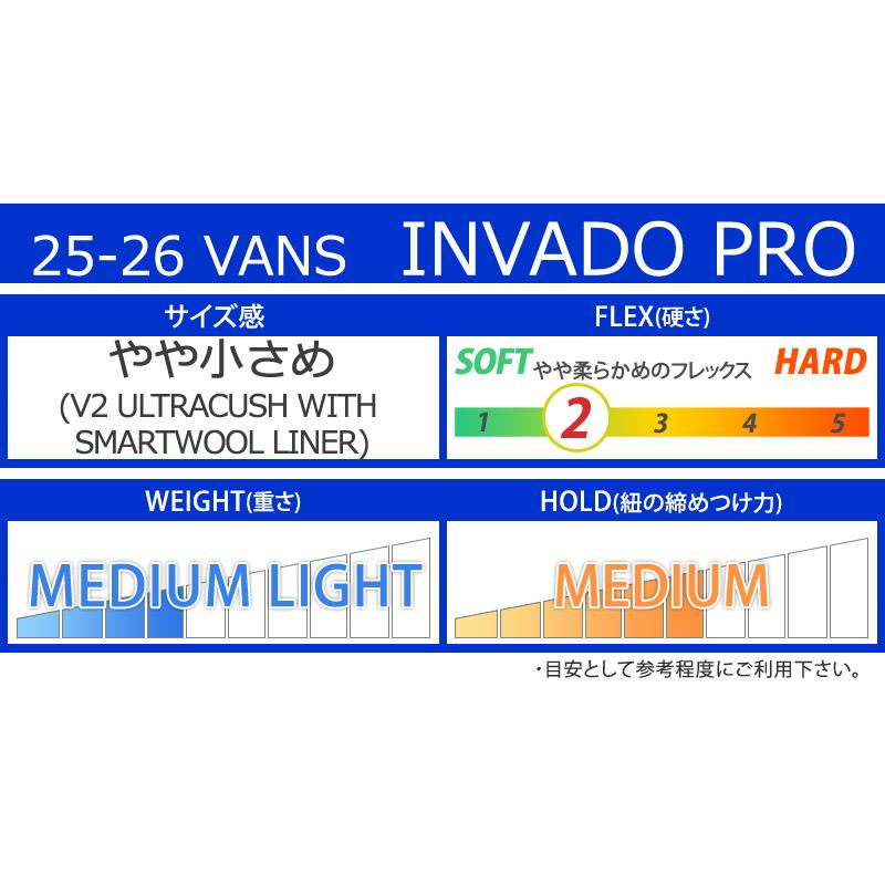 VANS invadopro 【超美品】箱付き VANS（ヴァンズ） 25-26 VANS/バンズ INVADO PRO インバードプロ