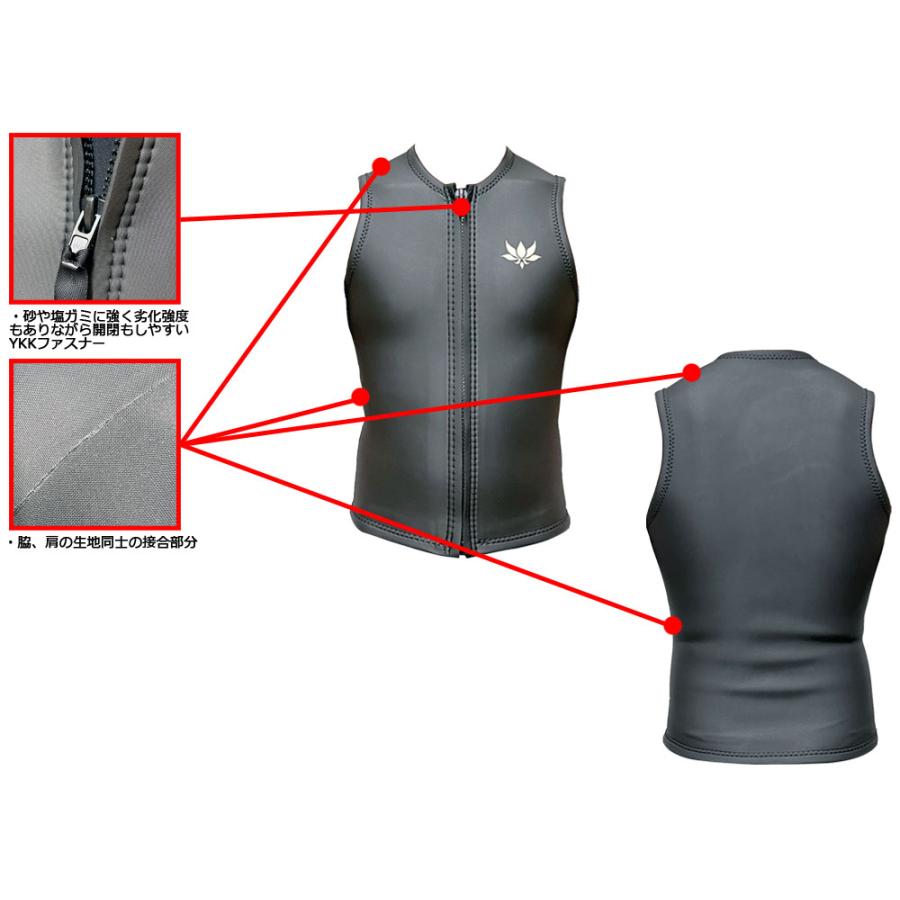 2026 国産モデル AXXE CLASSIC JP-STOCK VEST 2mm ALL / アックス