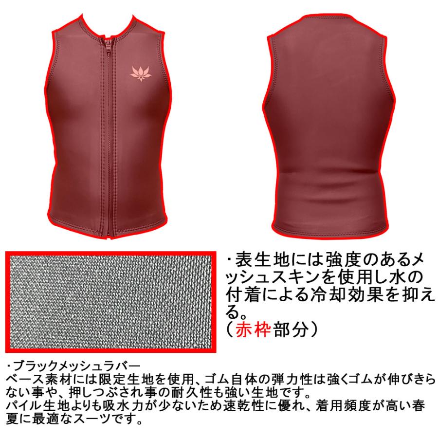 2026 国産モデル AXXE CLASSIC JP-STOCK VEST 2mm ALL / アックス
