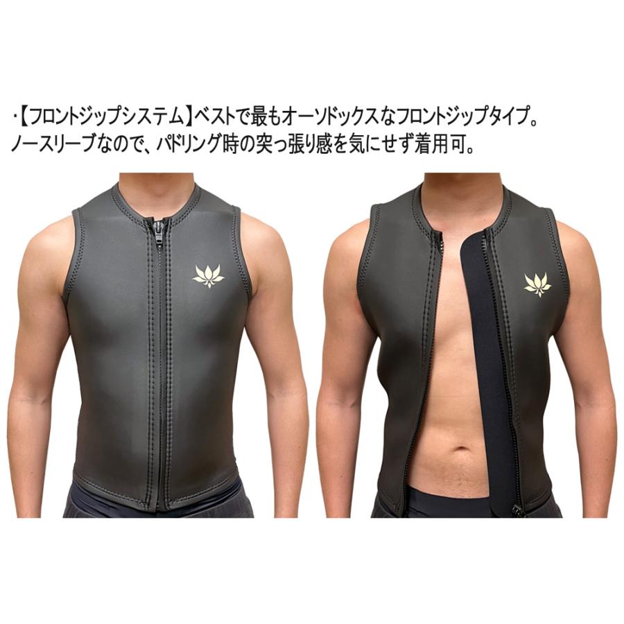 新品 AXXECLASSIC 2mmフロントジップベスト ML 黒 2026 国産モデル AXXE CLASSIC JP-STOCK VEST 2mm ALL / アックス