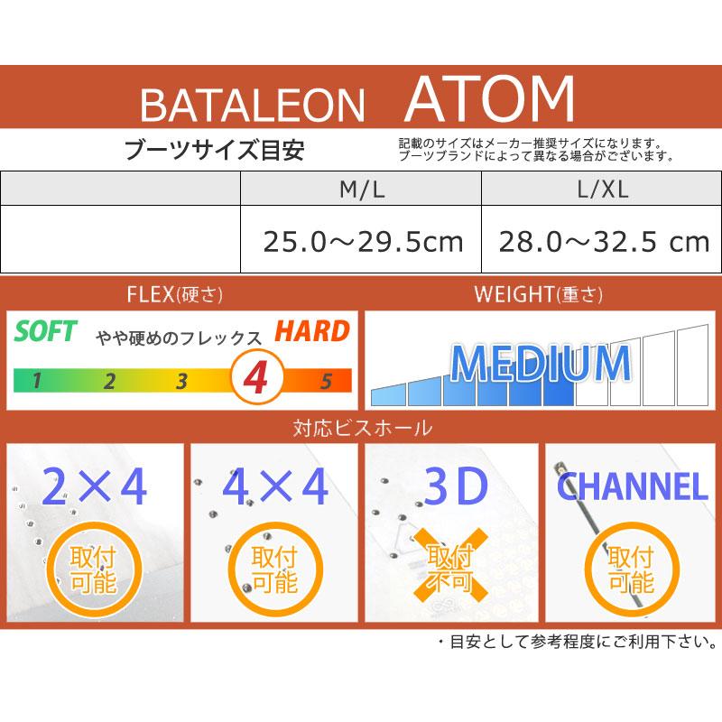 BATALEON（バタレオン） 24-25 BATALEON / バタレオン ATOM メンズ
