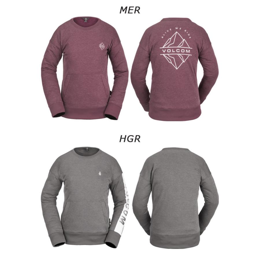 21-22 VOLCOM / ボルコム WOMEN'S POLARTEC CREW FLEECE レディース フーディー スノーウェア インナーウェアー セカンドレイヤー スノーボードアパレル |  | 02