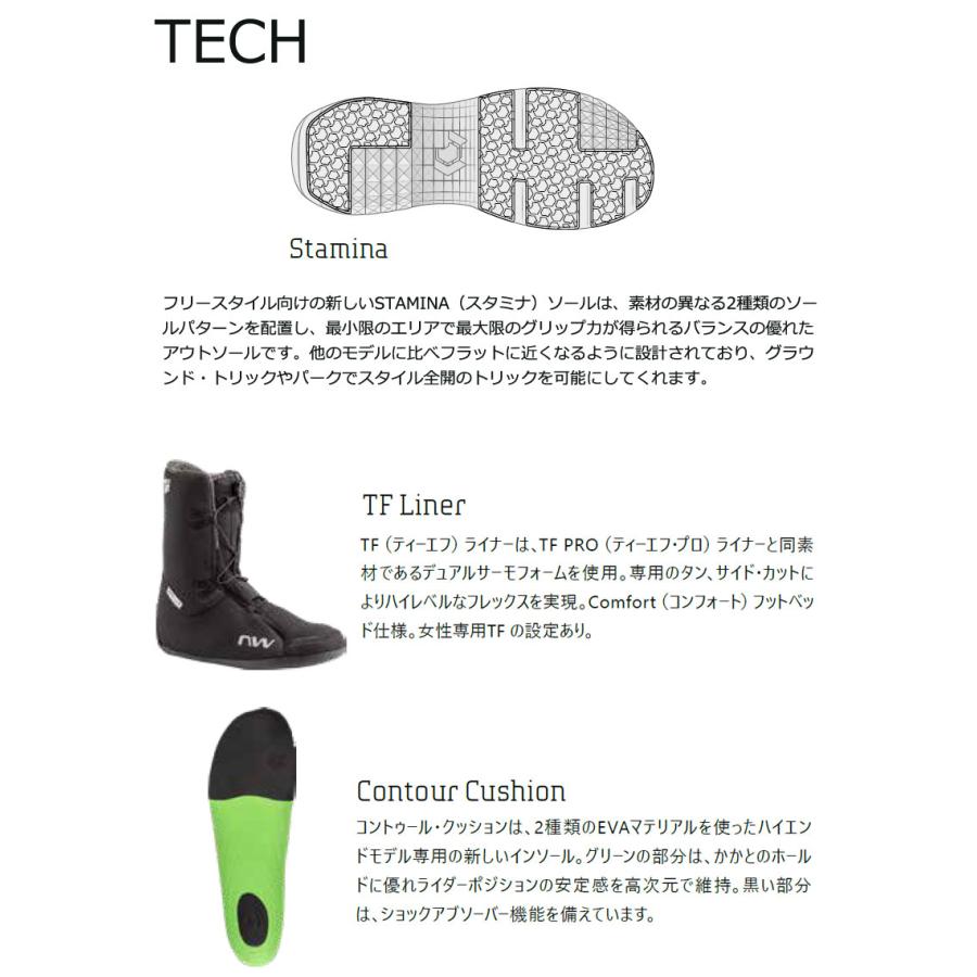 24-25 NORTHWAVE / ノースウェーブ DOMINO SLS ドミノ レディース ブーツ スノーボード 2025 | NORTHWAVE | 05