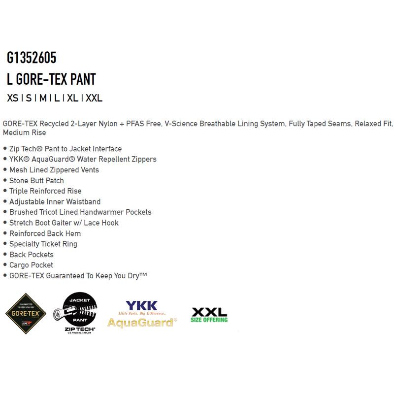 VOLCOM（ボルコム） 25-26 VOLCOM/ボルコム L GORE-TEX pant 着用説明