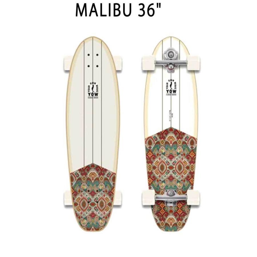 YOW ワイキキ 花柄 サーフボード ロングボード YOW SURF SKATE｜限りなくサーフィンに近い、ワンランク上の