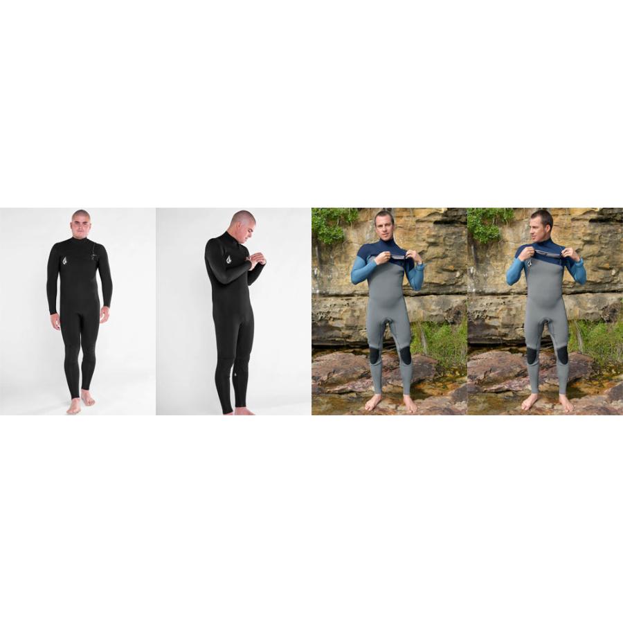 2024継続 VOLCOM MODULATOR 4/3mm CHEST ZIP FULLSUIT A9532204 / ボルコム モジュレーター チェストジップ フルスーツ 4mmｘ3mm ウェットスーツ サーフィン ジ | VOLCOM | 06