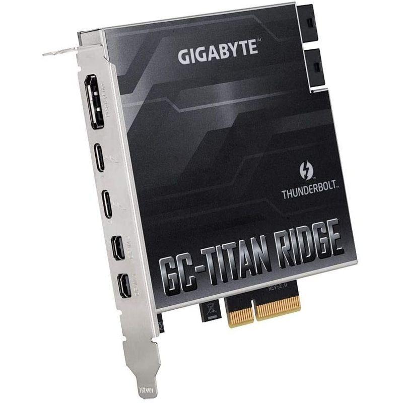 Gigabyte Gc Titan Ridge Ridge 2 0 Thunderbolt3 Thunderbolt3 拡張カード Intel Z490 H470チップセット搭載 Intel K Breath
