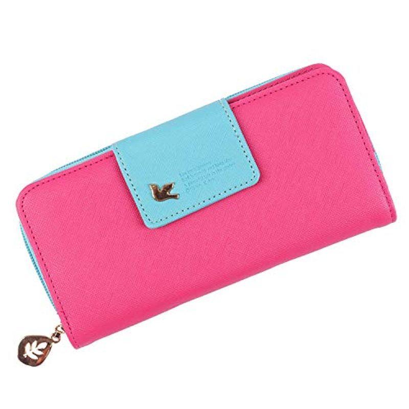 ドナリー 財布 長財布 ラウンドファスナー 二つ折り 女の子 レディース ピンク ライトブルー Edamfaqd3h Studpac Ro