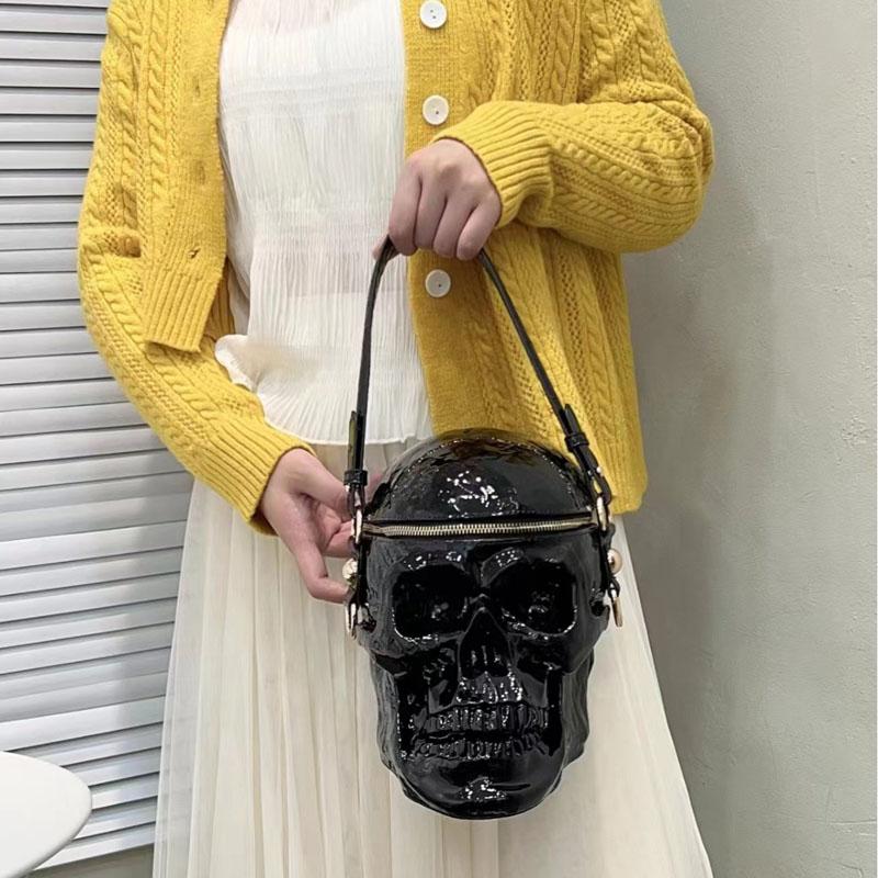 スカル バッグ ハンドバッグ ハロウィン ドクロ おしゃれ インテリア