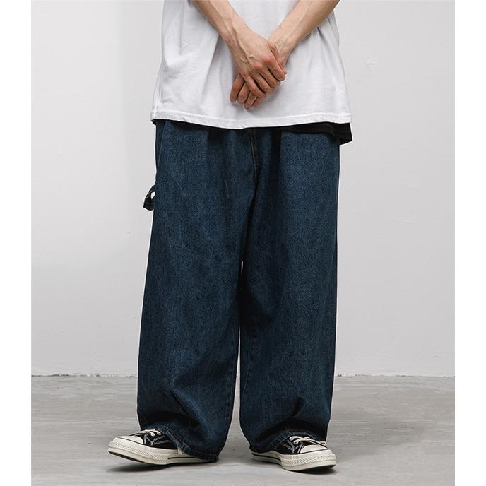 デニム ジーンズ パンツ メンズ ワイドパンツ ルーズフィット デニム ジーンズ パンツ メンズ ワイドパンツ ルーズフィット