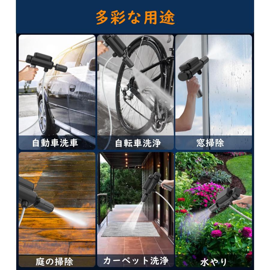 2025年水圧・水量アップデート版】 折り畳み式 高圧洗浄機