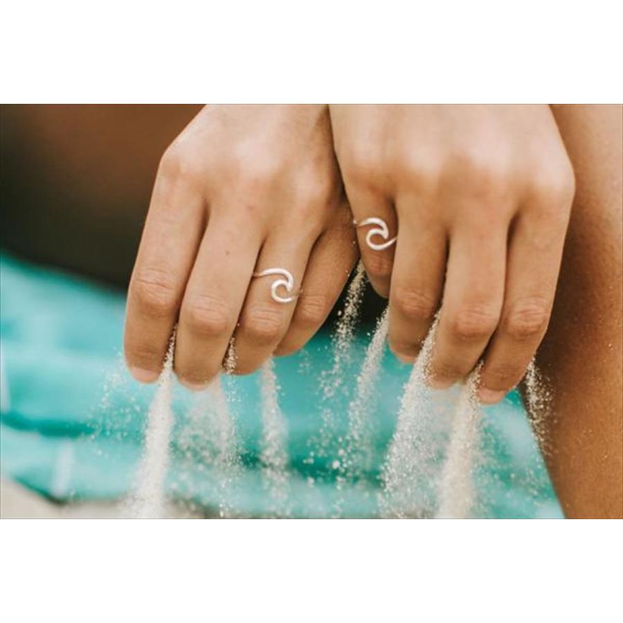 ハワイアンジュエリー リング ウェーブ 波 シルバー925 Ringsrrp ハワイアンジュエリーbreezyisland 通販 Yahoo ショッピング