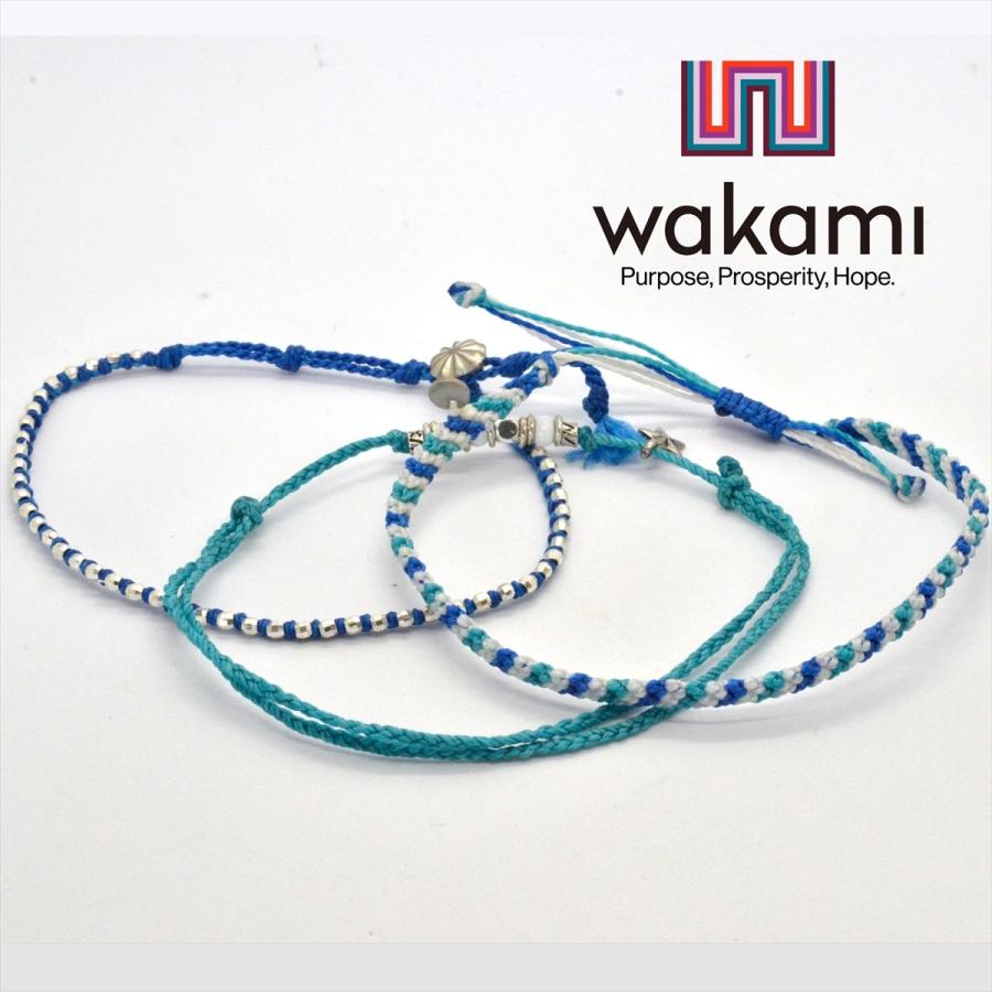 Wakami ワカミ Anklet アンクレット 3ラップ サイズ調整可 3種類のデザインの組み合わせで魅力度アップ Wakami9953 ハワイアンジュエリーbreezyisland 通販 Yahoo ショッピング