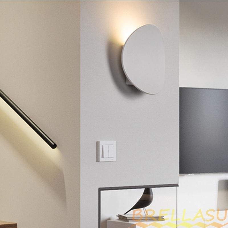 ブラケットライト LED おしゃれ 北欧 モダン 丸形 シンプル 壁付け ウォールランプ 間接照明器具 和風 階段 玄関 寝室 リビング ダイニング 壁掛け灯 送料無料|brellasu|06