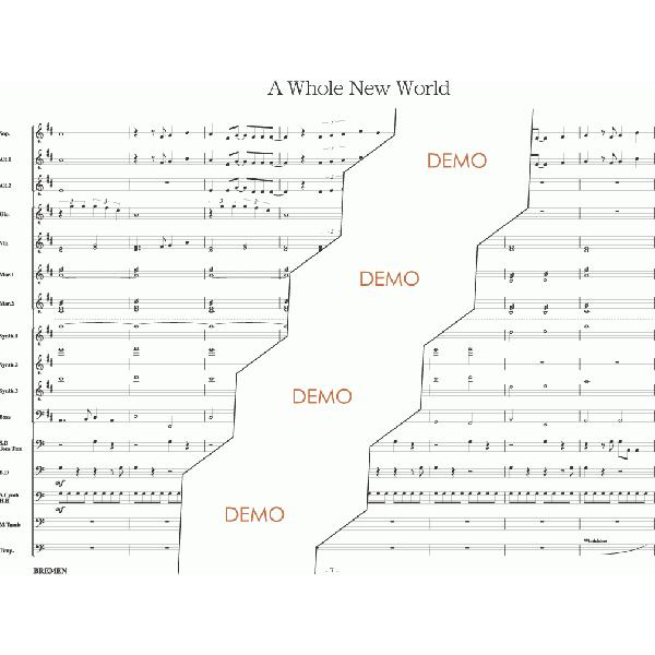 器楽合奏楽譜 As 113 A Whole New World As 113 Bremen Yahoo ショップ 通販 Yahoo ショッピング