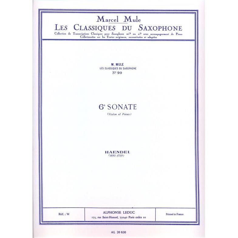 輸入楽譜 サクソフォン ヘンデル ソナタ 第6番 ホ長調 Op 1 15 Hwv 373 ミュール編曲 Bal0 Bremen Yahoo ショップ 通販 Yahoo ショッピング