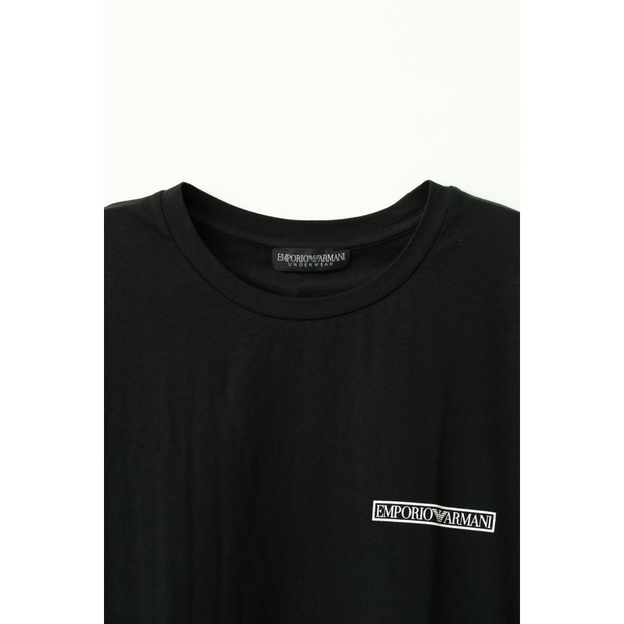 エンポリオアルマーニ Ｔシャツ アンダーＴシャツ クルーネックTシャツ メンズ 111035 1A729 ブラック Emporio Armani｜breramode｜02