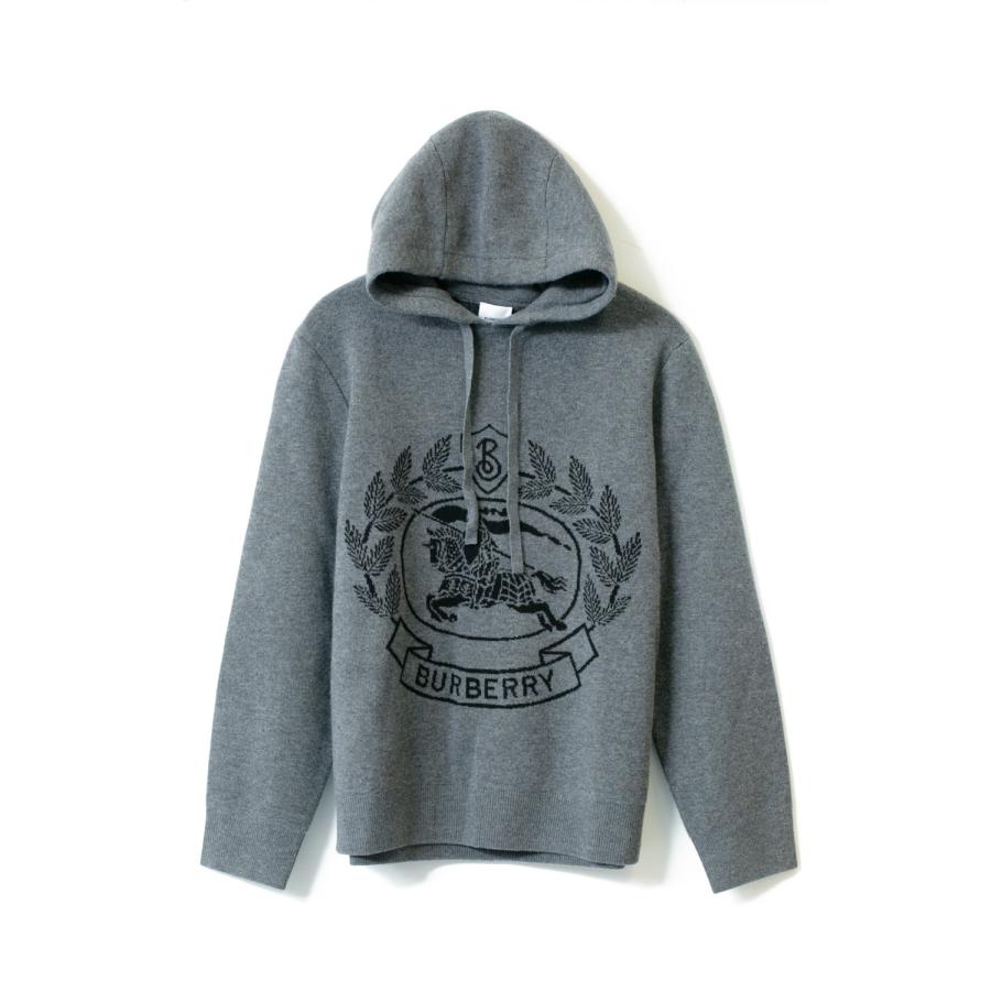 バーバリー セーター パーカー フーディー 80636621 ORLANDO メンズ 8063662 ダークグレー BURBERRY 2023