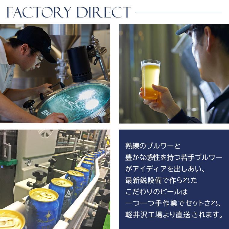 ビール クラフトビール 軽井沢ビール ケース販売 地ビール 長野 ご褒美 バーベキュー キャンプ ピルスナー クリア 1ケース 350ml缶×24本 1ケース｜brewery｜04