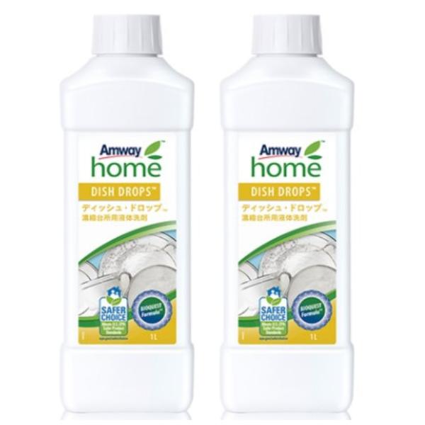 アムウェイ ディッシュ ドロップ 濃縮台所用液体洗剤 1L 2本セット（Yahoo!・BRハウス Yahoo!店）