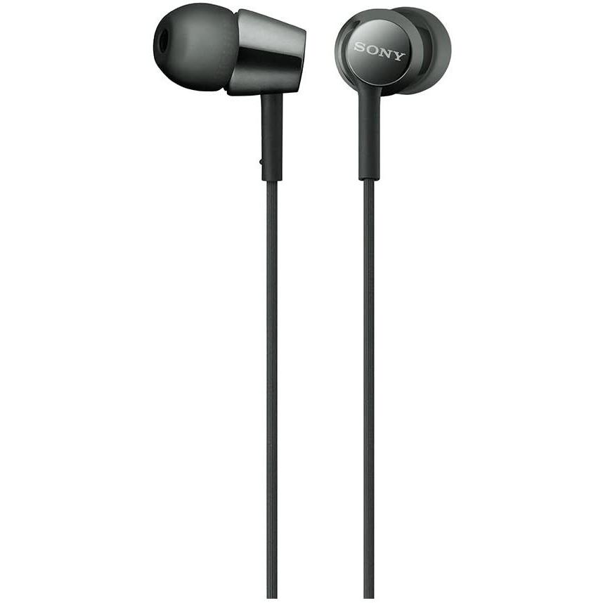 SONY（ソニー） ヘッドホン MDR-EX155 カナル型 ブラック MDR-EX155 B