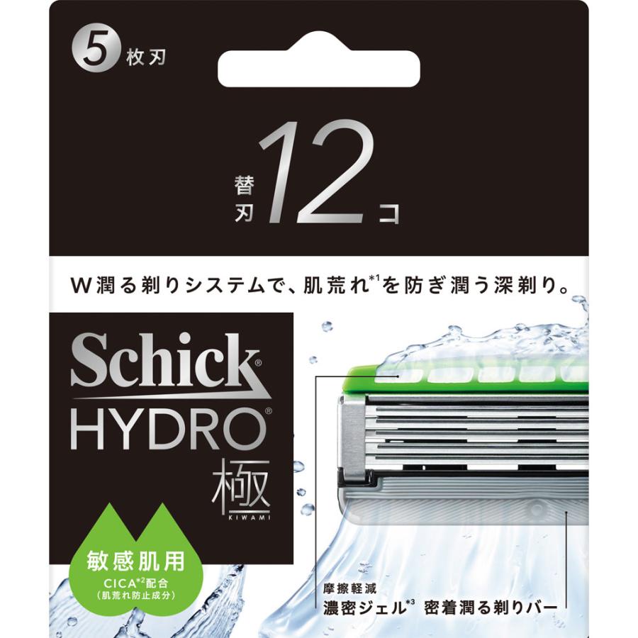 schick（シック） ハイドロ極 敏感肌用 12個入 : BRハウス Yahoo!店