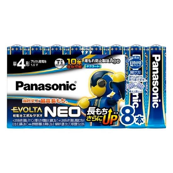 パナソニック エボルタ ネオ 単4電池 LR03NJ/8SW 8本（Yahoo!・BRハウス Yahoo!店）