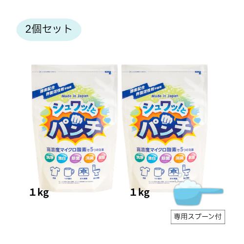 シュワッとパンチ 1kg 2個セット 専用スプーン付 : BRハウス Yahoo!店