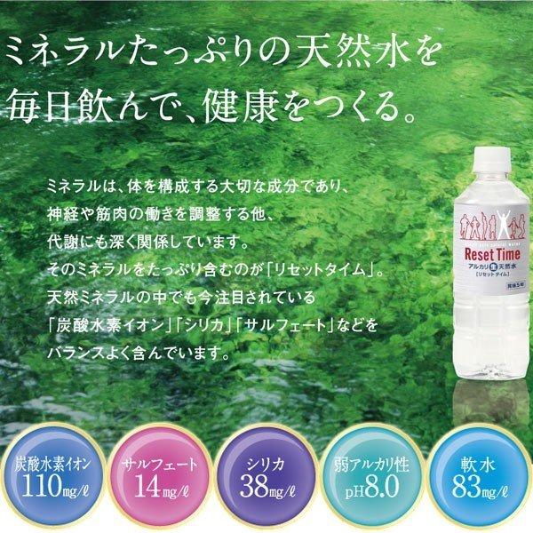 リセットタイム ResetTime 2L×12本 (2L×6本 2箱）7年 保存 硝酸態窒素ゼロ アルカリ 生天然水 ナチュラル ミネラルウォーター 長期 保存水 災害用水 備蓄水 備 |  | 02