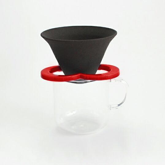 Coffe hat redセラミックコーヒーフィルター多孔質性セラミック磁器キッチン用品｜bricbloc