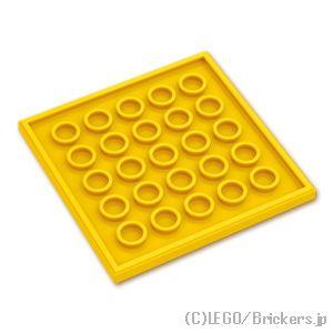レゴ パーツ ばら売り #10202 タイル 6 x 6 - マット ボトムチューブ：イエロー | LEGOの部品 | LEGO | 01
