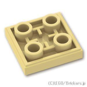 レゴ パーツ ばら売り #11203 タイル インバート 2 x 2：タン | LEGOの部品 | LEGO