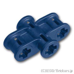レゴ パーツ ばら売り #11272 テクニック 十字軸コネクター 2 x 3 - 4軸穴：ダークブルー | LEGOの部品 | LEGO