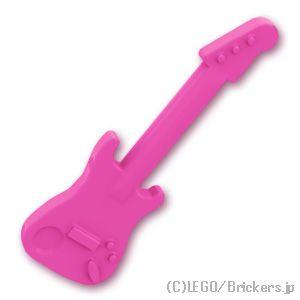 レゴ パーツ ばら売り #11640 エレキギター：ダークピンク | LEGOの部品 | LEGO