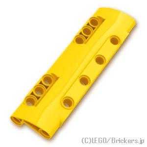 レゴ パーツ ばら売り #11954 テクニック パネル カーブ 11 x 3 - 10ピンホール：イエロー | LEGOの部品 | LEGO