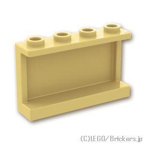 レゴ パーツ ばら売り #14718 パネル 1 x 4 x 2 - サイドサポート：タン | LEGOの部品 | LEGO