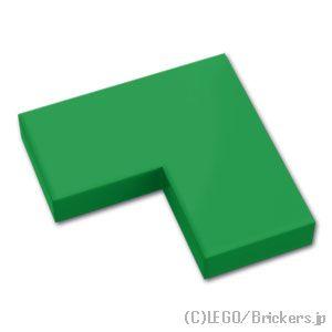 レゴ パーツ ばら売り #14719 タイル コーナー 2 x 2：グリーン | LEGOの部品 | LEGO