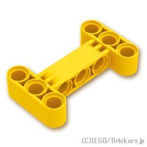 レゴ パーツ ばら売り #14720 テクニック リフトアーム 3 x 5 - H型：イエロー | LEGOの部品 | LEGO
