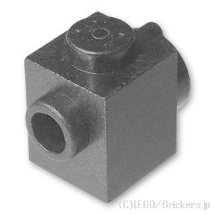 レゴ パーツ ばら売り #15411 ブロック 1 x 1 - 電源ボタン：ブラック | LEGOの部品 | LEGO | 01