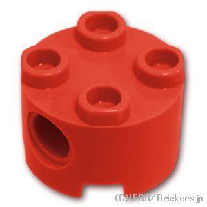 レゴ パーツ ばら売り #17485 ブロック ラウンド 2 x 2 - ピンホール：レッド | LEGOの部品 | LEGO