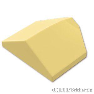 レゴ パーツ ばら売り #1762 スロープ カーブ ダブル 33° 2 x 2 ：タン | LEGOの部品 | LEGO