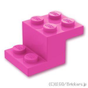 レゴ パーツ ばら売り #18671 ブラケット 3 x 2 x 1 - 1/3：ダークピンク | LEGOの部品 | LEGO