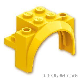 レゴ 車 パーツ ばら売り #18974 カー マッドガード 4 x 2 1/2 x 2 1/3：イエロー | LEGOの部品 | LEGO