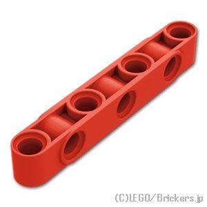 レゴ パーツ ばら売り #2391 テクニック リフトアーム 1 x 7 - 垂直3ピンホール：レッド | LEGOの部品 | LEGO